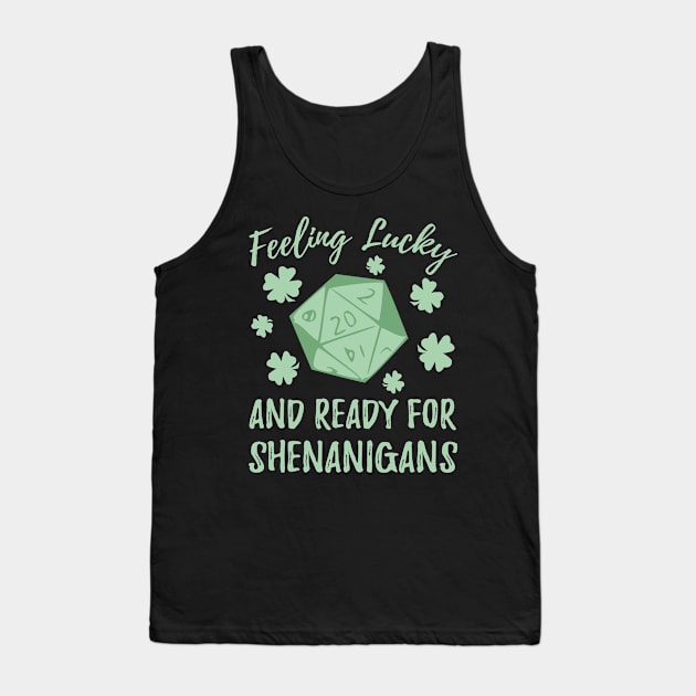 D&D St. Patrick's Day Tank Top by Sunburst